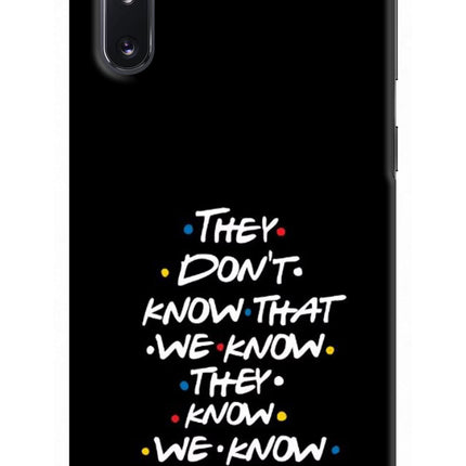 FRIENDS Dialogue Samsung Note 10 Hard Case Back Cover by Casekaro