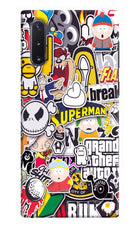 Sticker Bomb Samsung Note 10 Hard Case Back Cover by Casekaro