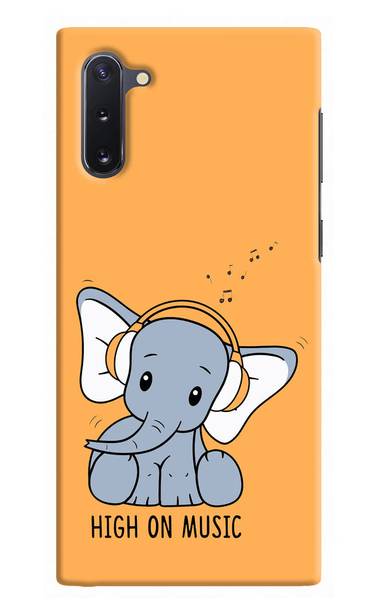 High On Music Samsung Note 10 Hard Case Back Cover by Casekaro