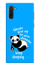 Keep Sleeping Samsung Note 10 Hard Case Back Cover by Casekaro