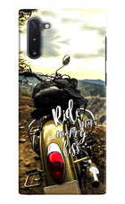 Ride More Worry Less Samsung Note 10 Hard Case Back Cover by Casekaro