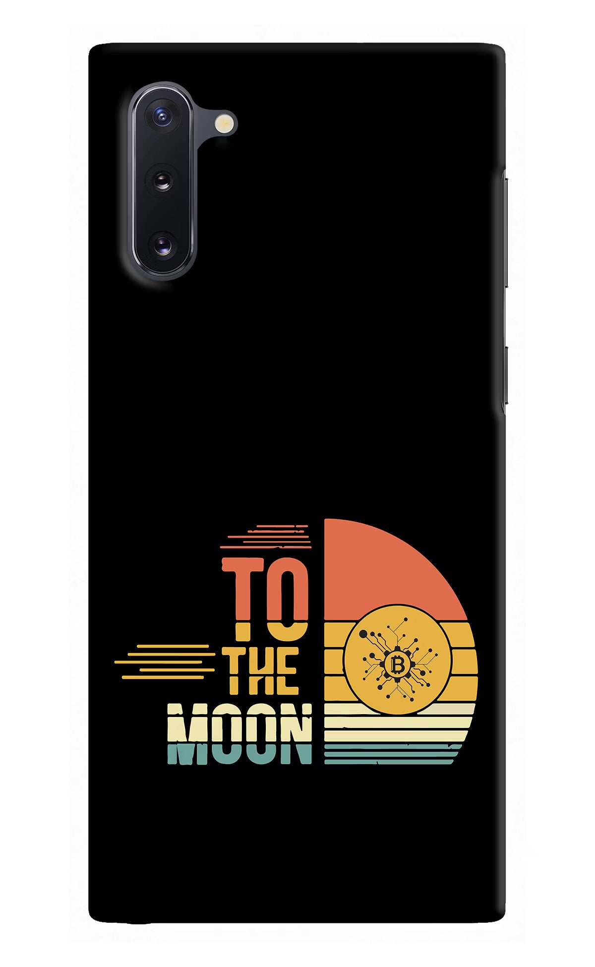 To the Moon Samsung Note 10 Hard Case Back Cover by Casekaro