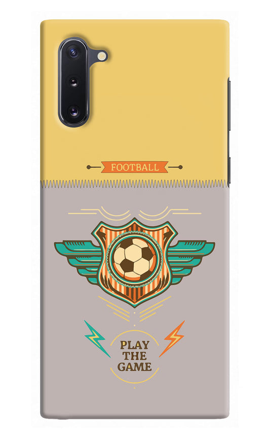 Football Samsung Note 10 Hard Case Back Cover by Casekaro