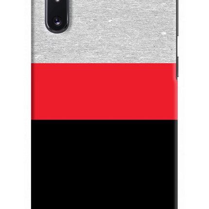 Tri Color Pattern Samsung Note 10 Hard Case Back Cover by Casekaro