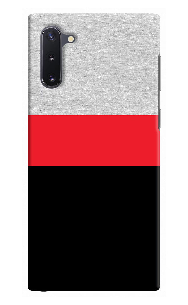 Tri Color Pattern Samsung Note 10 Hard Case Back Cover by Casekaro