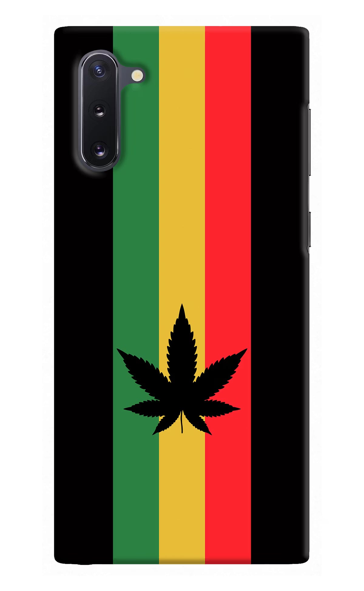 Weed Flag Samsung Note 10 Hard Case Back Cover by Casekaro