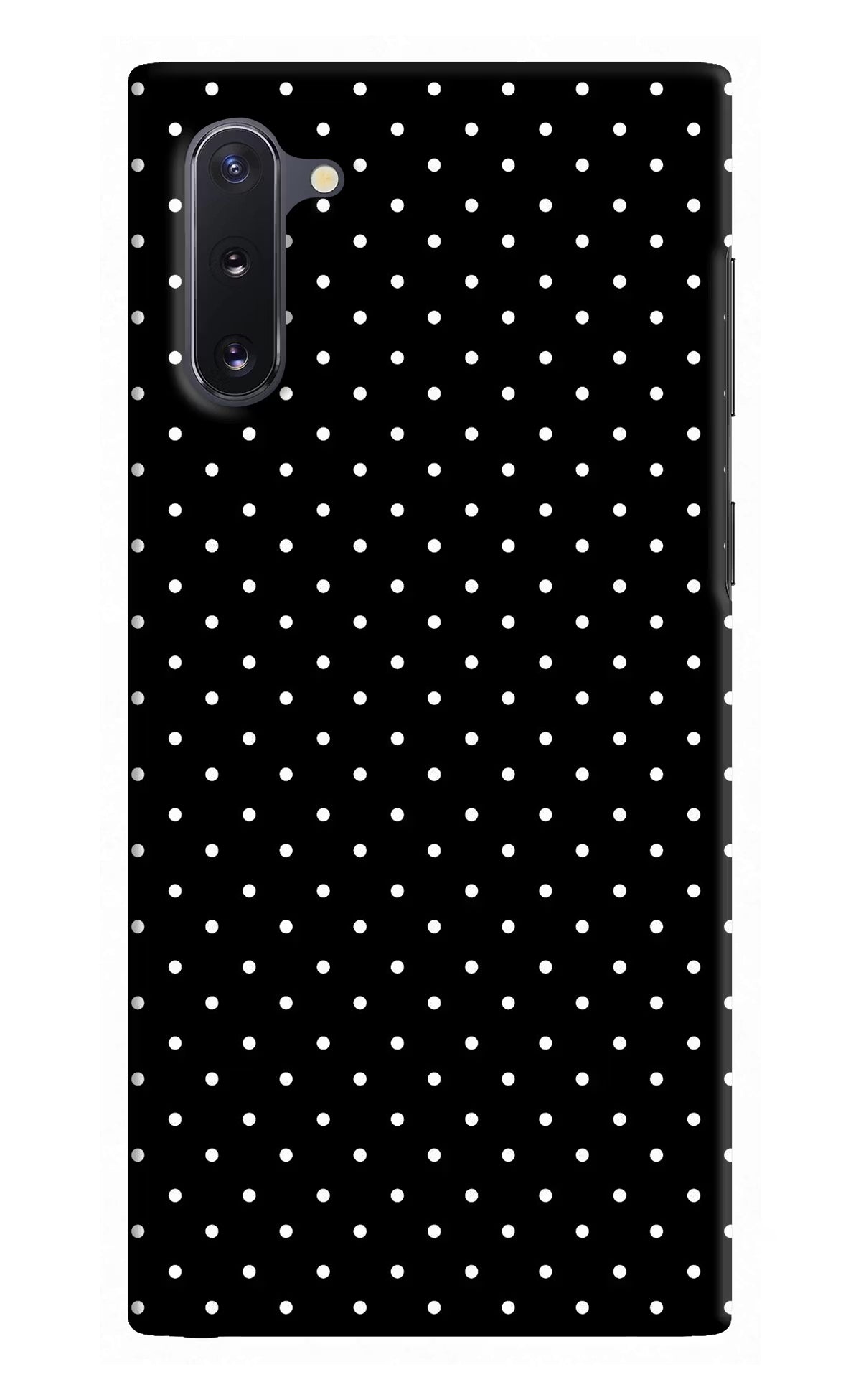 White Dots Samsung Note 10 Hard Case Back Cover by Casekaro