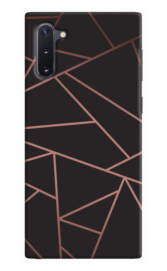 Geometric Pattern Samsung Note 10 Hard Case Back Cover by Casekaro