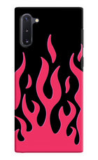 Fire Flames Samsung Note 10 Hard Case Back Cover by Casekaro