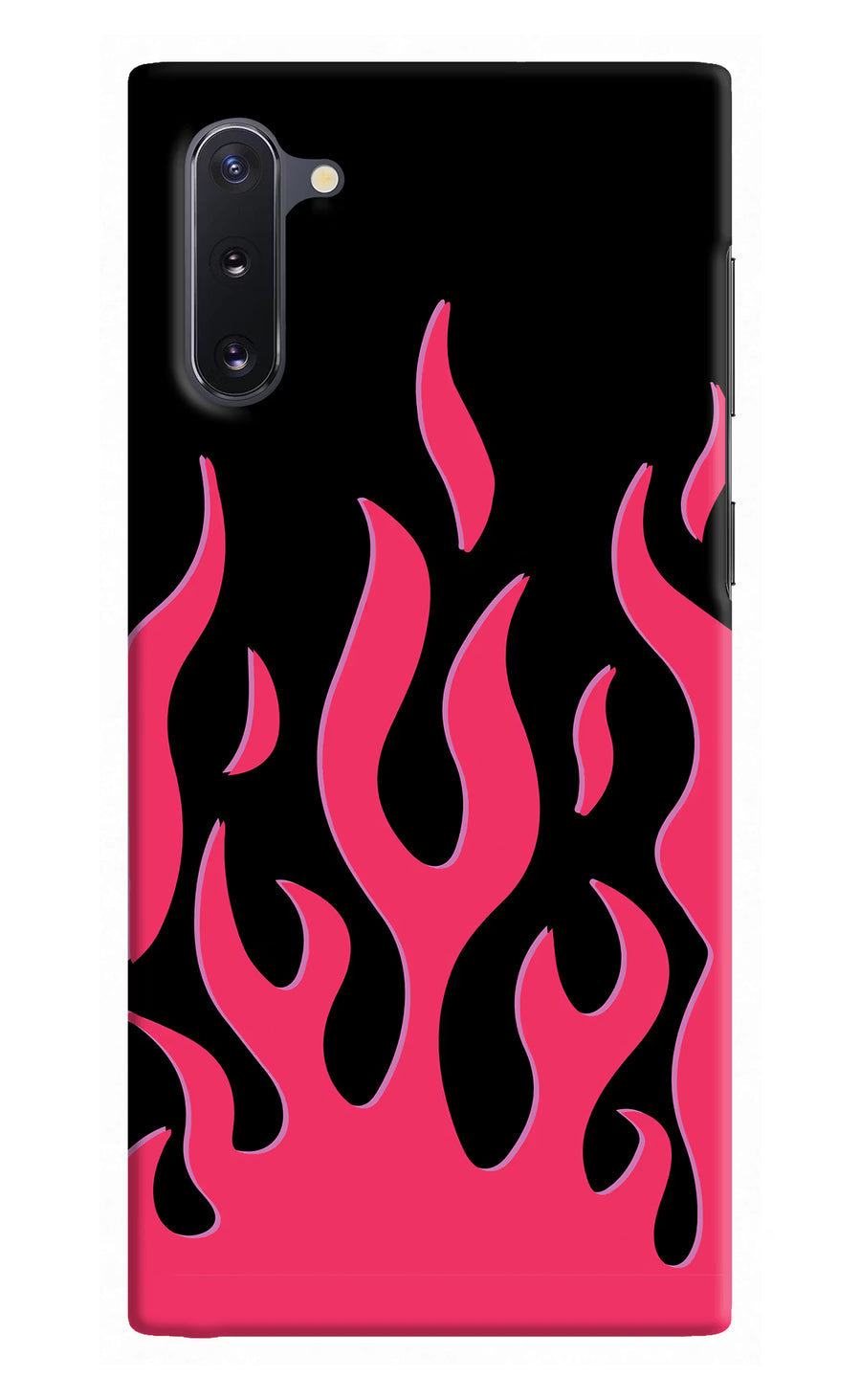 Fire Flames Samsung Note 10 Back Cover, Hard case