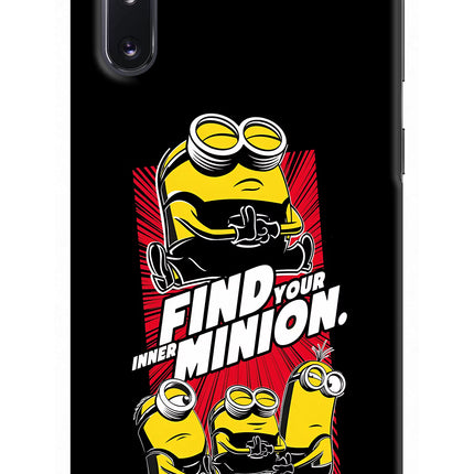 Find your inner Minion Samsung Note 10 Hard Case Back Cover by Casekaro