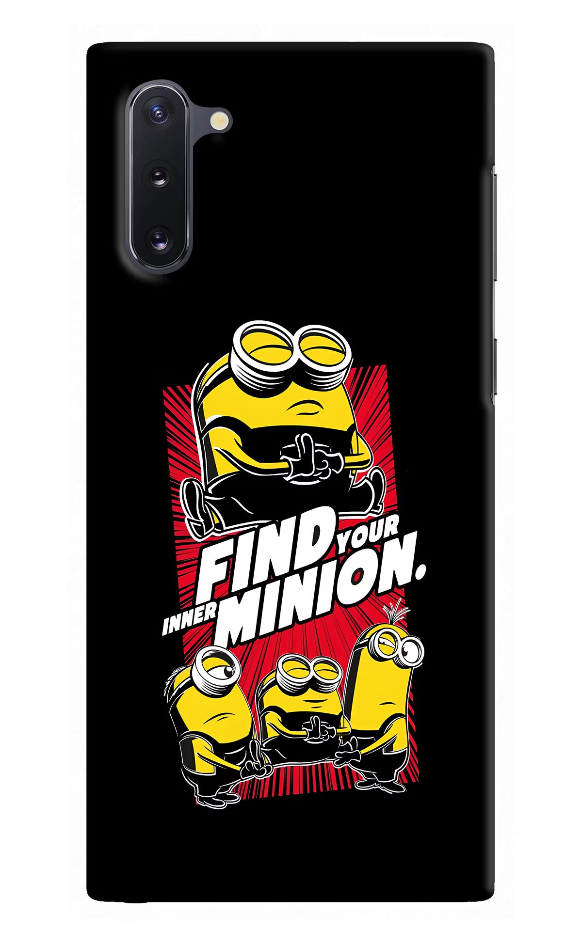 Find your inner Minion Samsung Note 10 Hard Case Back Cover by Casekaro