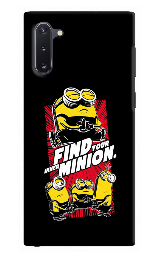Find your inner Minion Samsung Note 10 Hard Case Back Cover by Casekaro