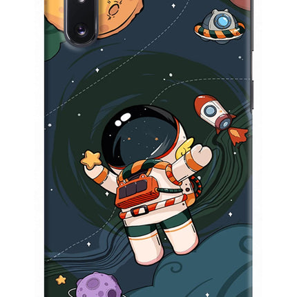 Cartoon Astronaut Samsung Note 10 Hard Case Back Cover by Casekaro