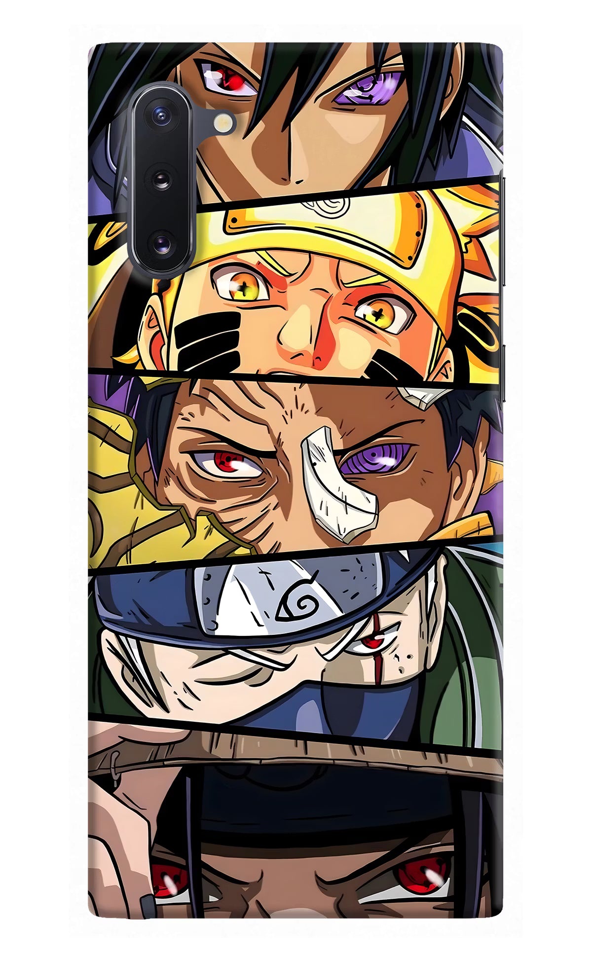 Naruto Character Samsung Note 10 Hard Case Back Cover by Casekaro