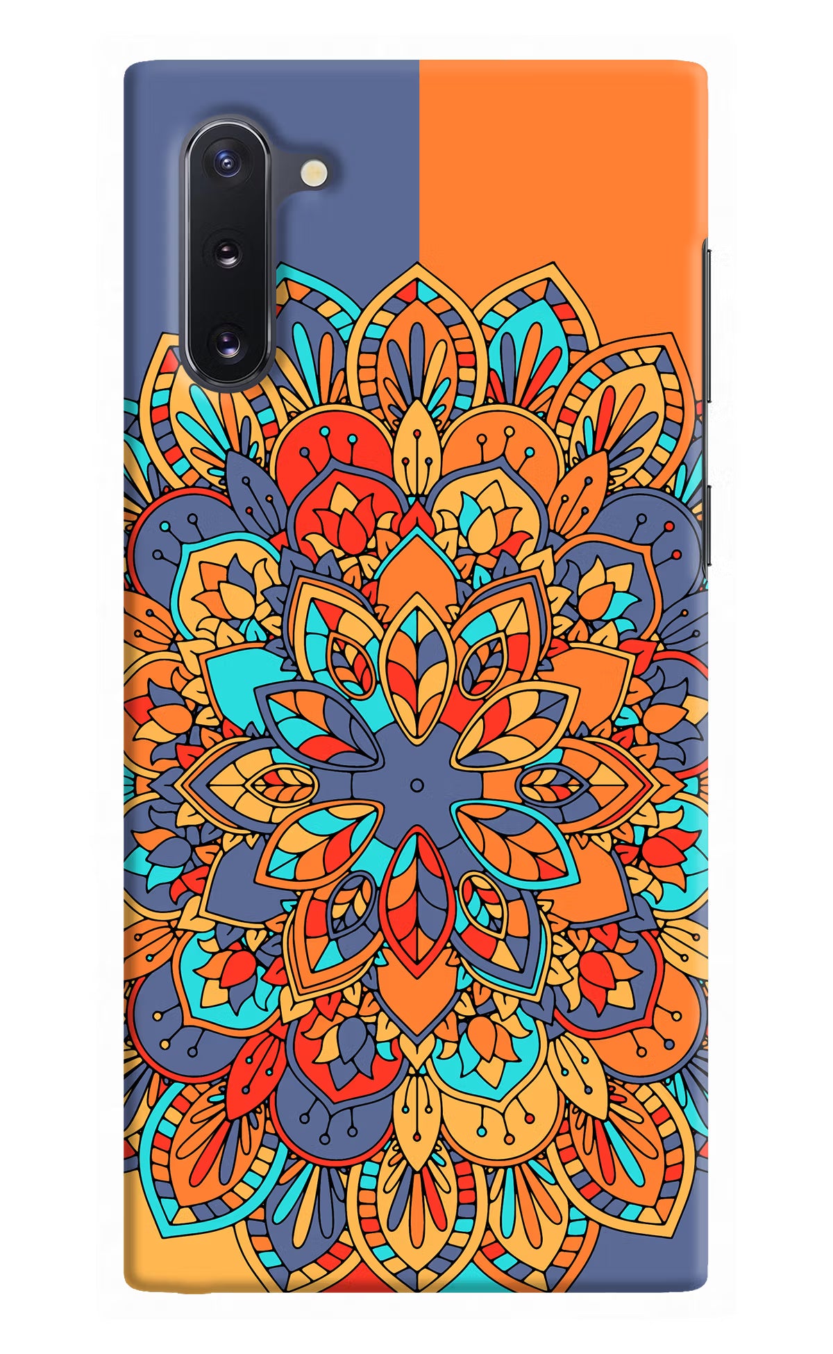 Color Mandala Samsung Note 10 Hard Case Back Cover by Casekaro
