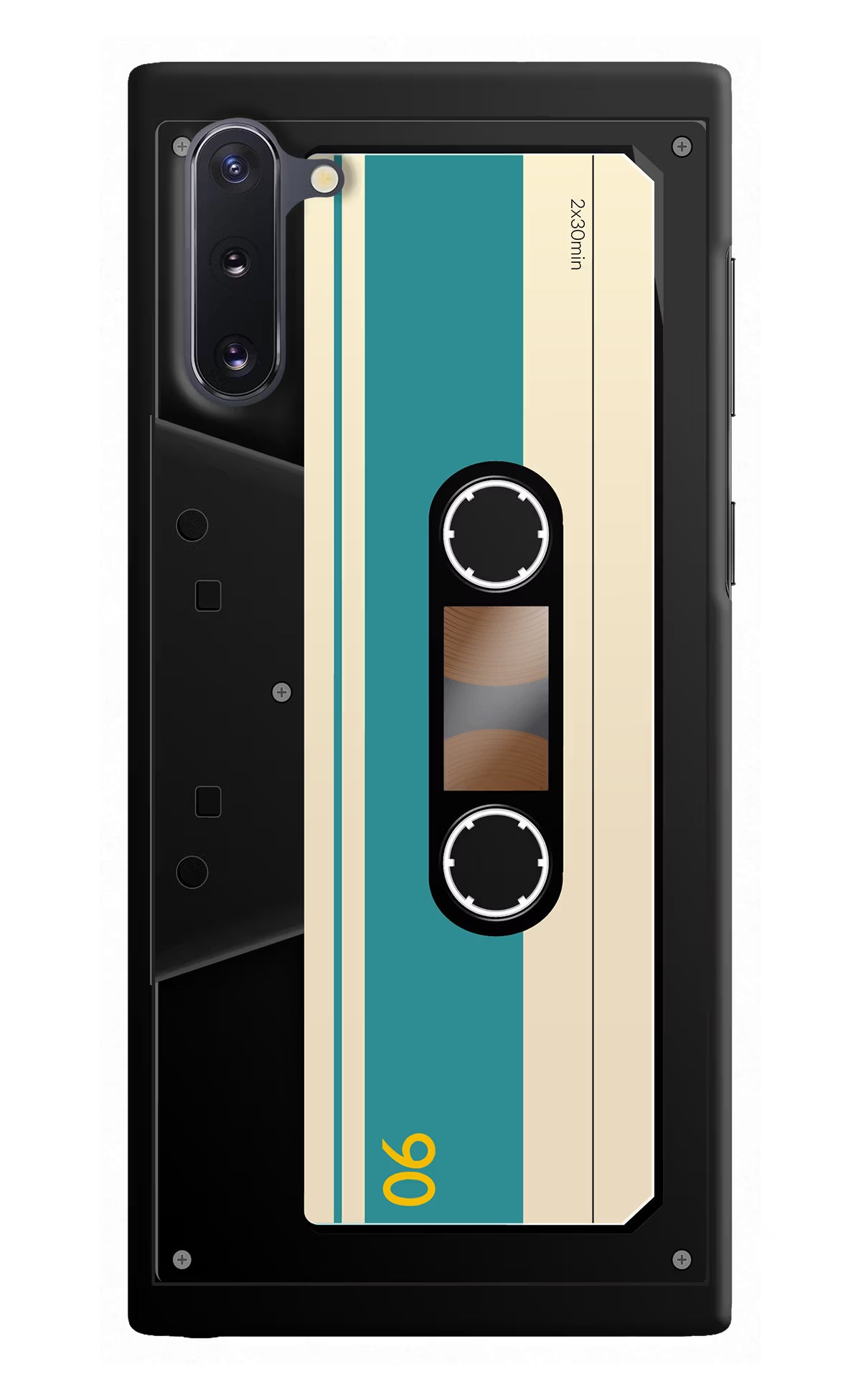 Cassette Samsung Note 10 Hard Case Back Cover by Casekaro