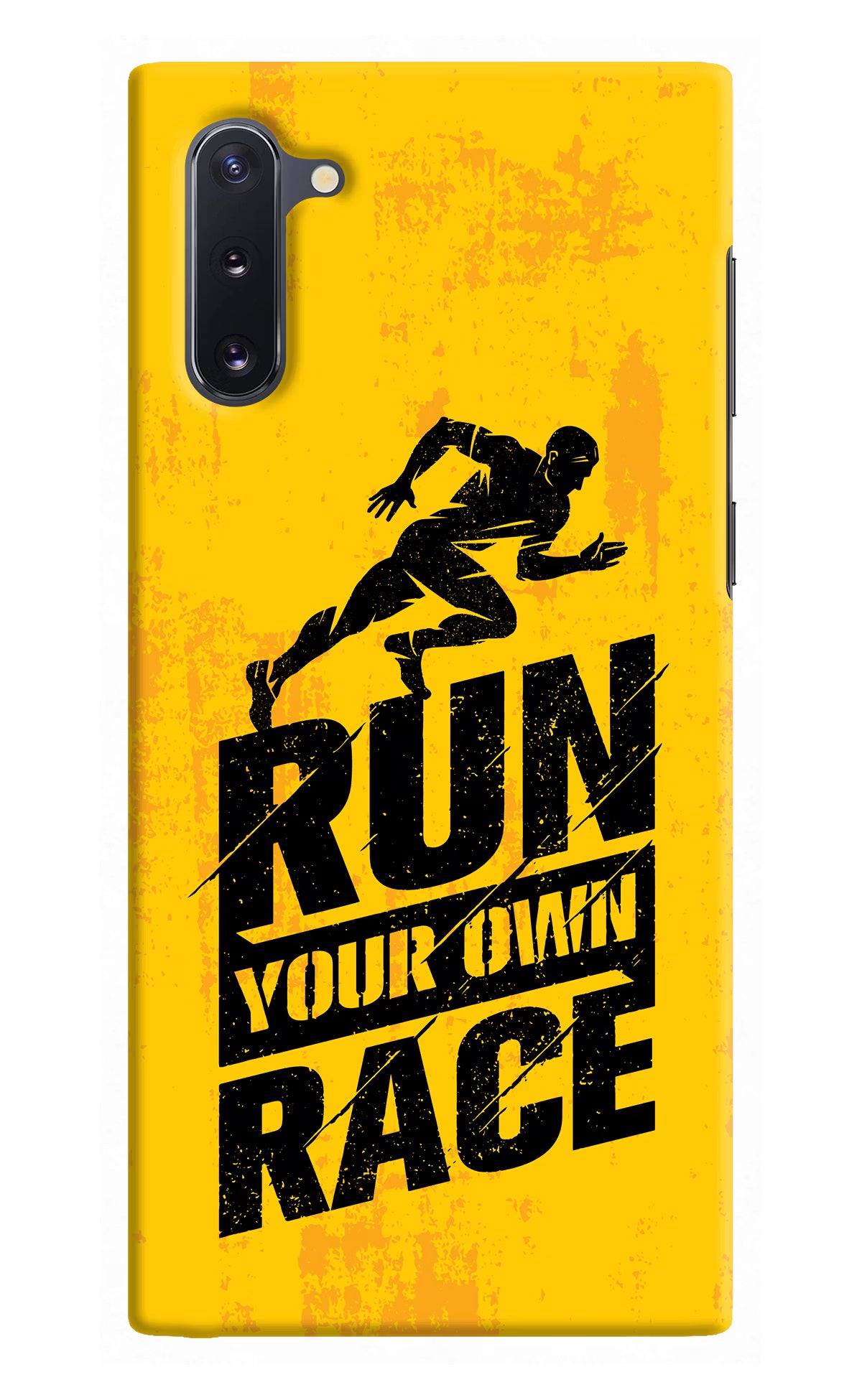 Run Your Own Race Samsung Note 10 Hard Case Back Cover by Casekaro