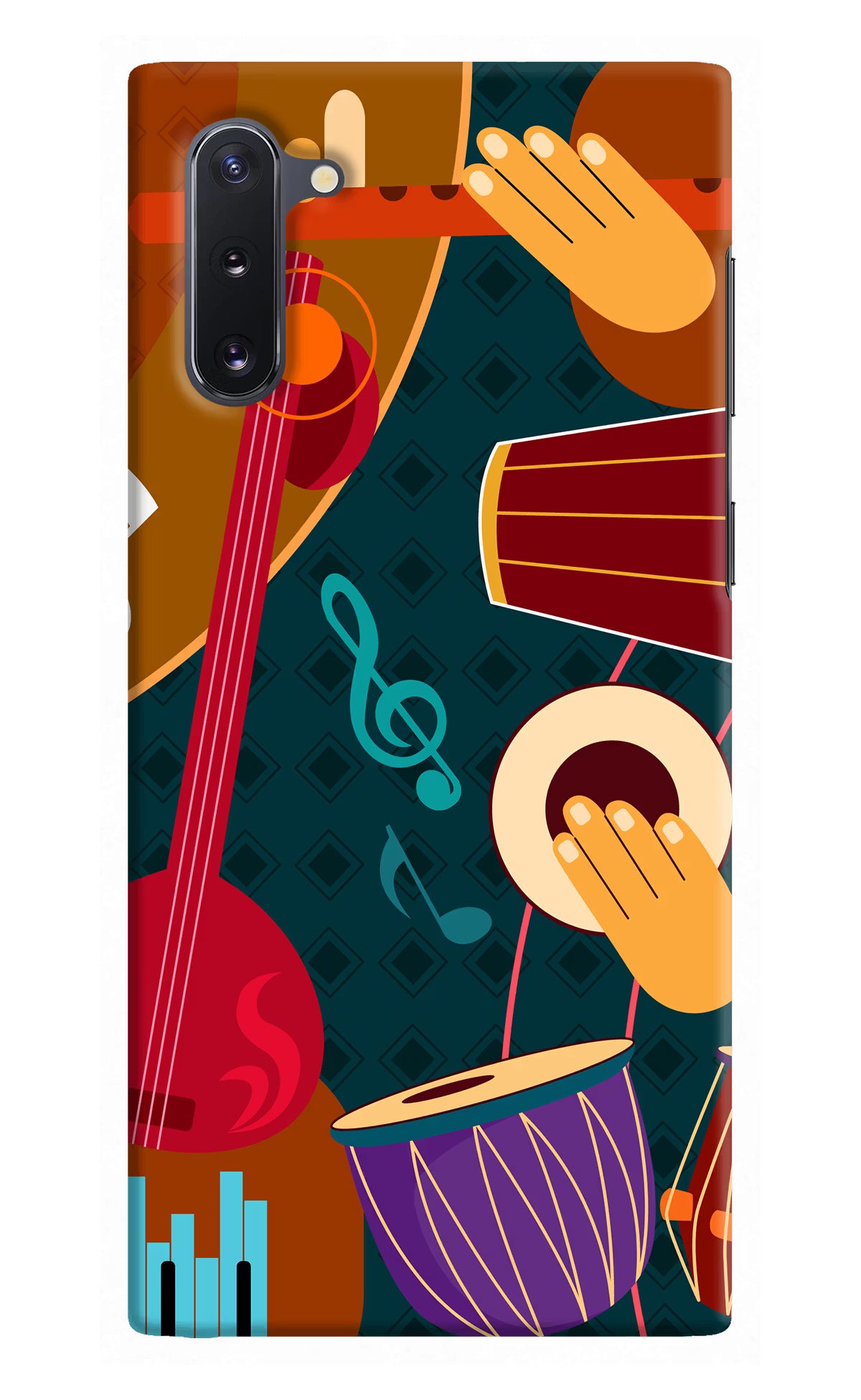 Music Instrument Samsung Note 10 Hard Case Back Cover by Casekaro