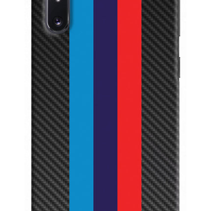 BMW Stripes Pattern Samsung Note 10 Hard Case Back Cover by Casekaro