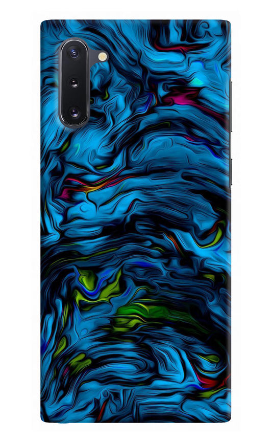 Dark Blue Abstract Samsung Note 10 Hard Case Back Cover by Casekaro