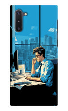 Focused Hustler (AI Generated) Samsung Note 10 Hard Case Back Cover by Casekaro