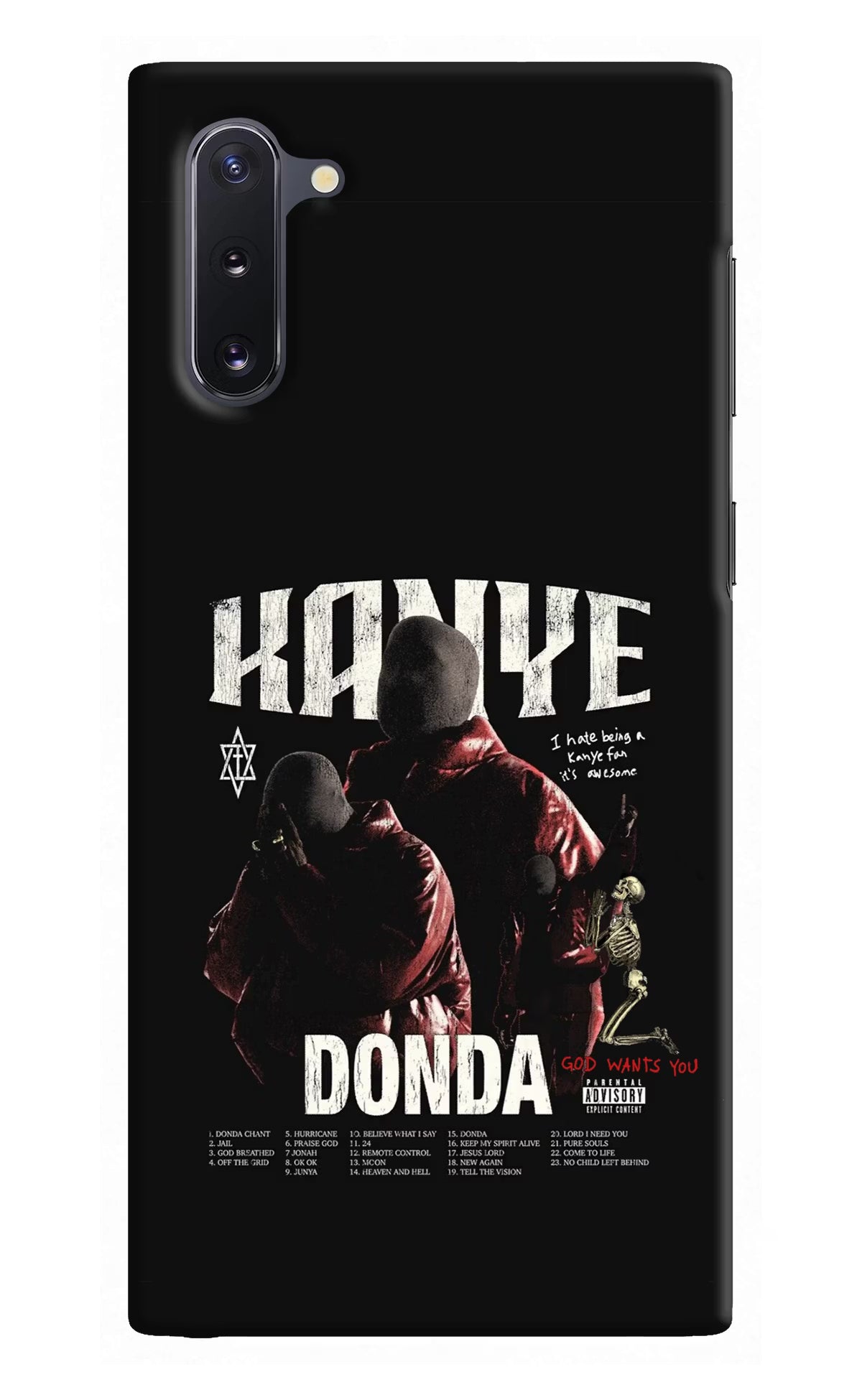 Donda Kanye West Samsung Note 10 Hard Case Back Cover by Casekaro