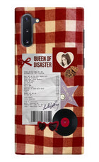 Queen of Disaster Samsung Note 10 Hard Case Back Cover by Casekaro