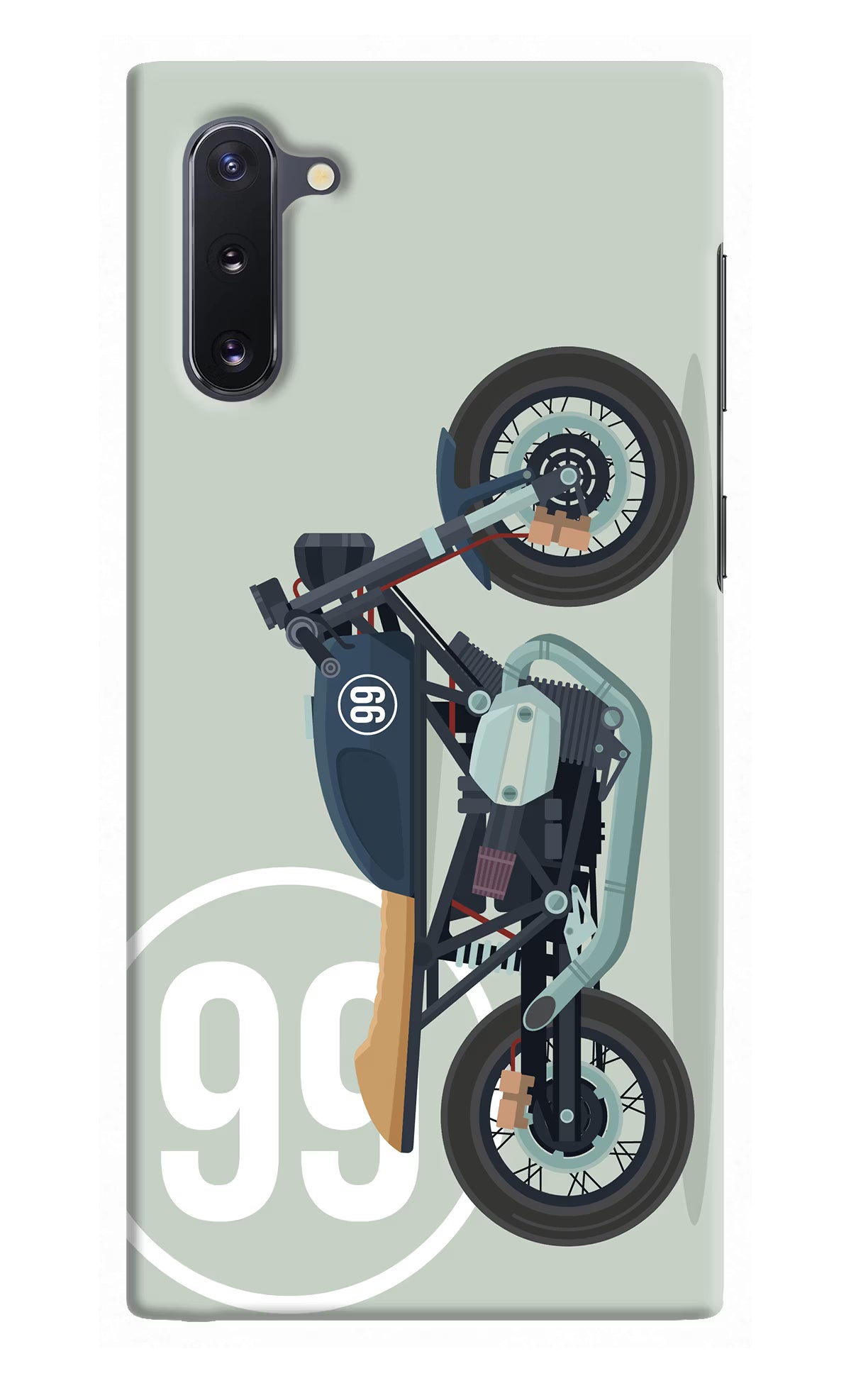 Classic Cafe Racer 99 Samsung Note 10 Hard Case Back Cover by Casekaro