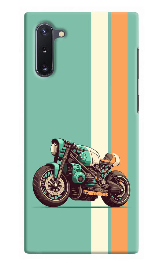 Striped Moto Drift Samsung Note 10 Hard Case Back Cover by Casekaro