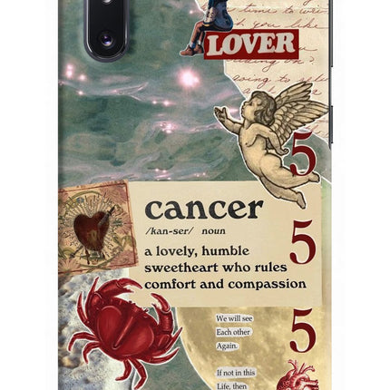 Cancer Zodiac Samsung Note 10 Hard Case Back Cover by Casekaro