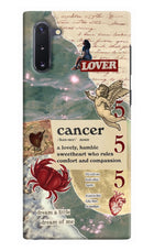 Cancer Zodiac Samsung Note 10 Hard Case Back Cover by Casekaro