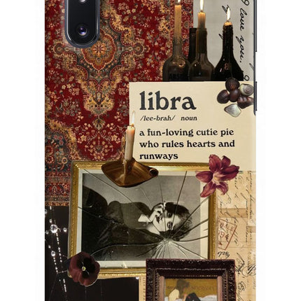 Libra Zodiac Samsung Note 10 Hard Case Back Cover by Casekaro