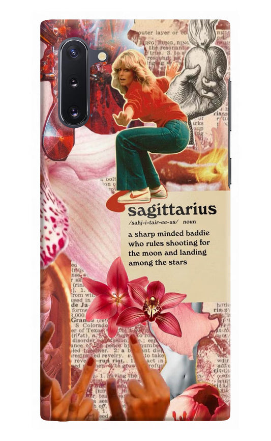Sagittarius Zodiac Samsung Note 10 Hard Case Back Cover by Casekaro
