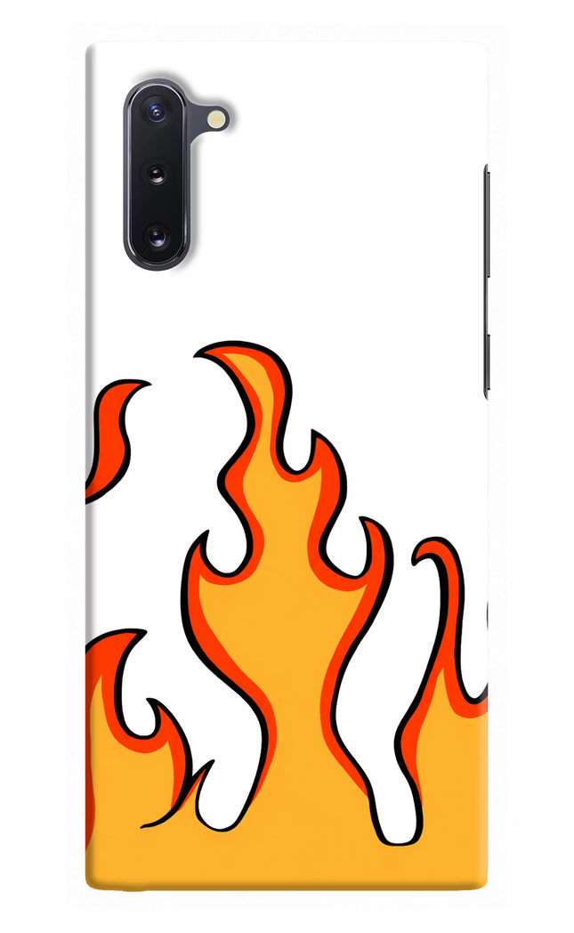 Fired Up – White Samsung Note 10 Hard Case Back Cover by Casekaro