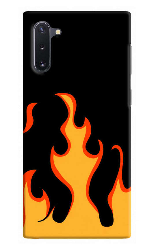 Fired Up – Black Samsung Note 10 Hard Case Back Cover by Casekaro