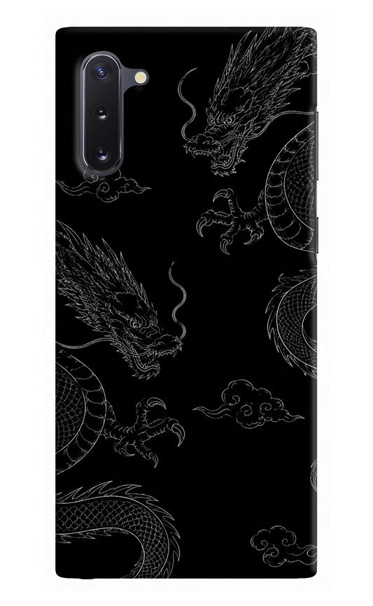 Twin Dragons Samsung Note 10 Hard Case Back Cover by Casekaro