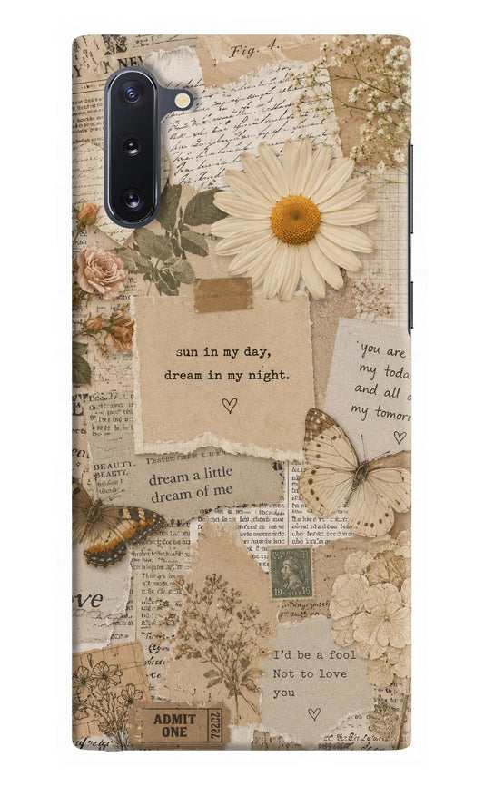 Vintage case Samsung Note 10 Back Cover