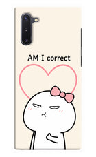 Always Right Samsung Note 10 Hard Case Back Cover by Casekaro