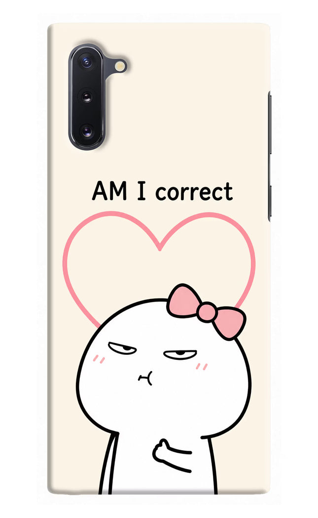 Always Right Samsung Note 10 Hard Case Back Cover by Casekaro