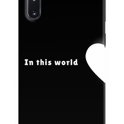 This World Samsung Note 10 Hard Case Back Cover by Casekaro