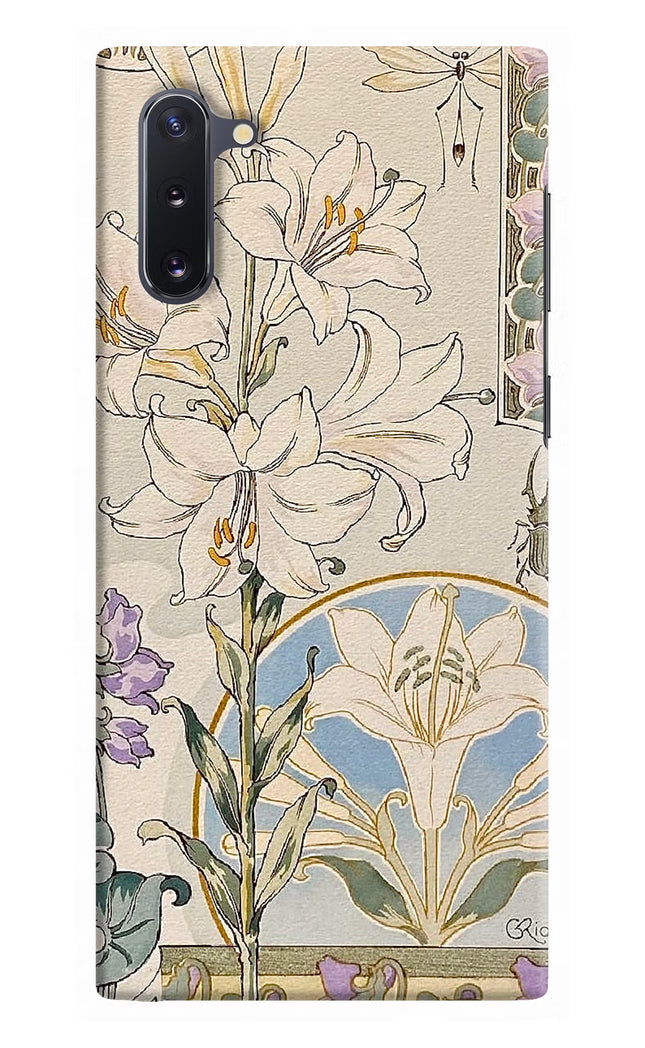 White Lily Samsung Note 10 Hard Case Back Cover by Casekaro