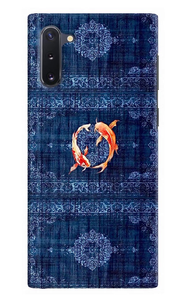 Koi Blue Samsung Note 10 Hard Case Back Cover by Casekaro