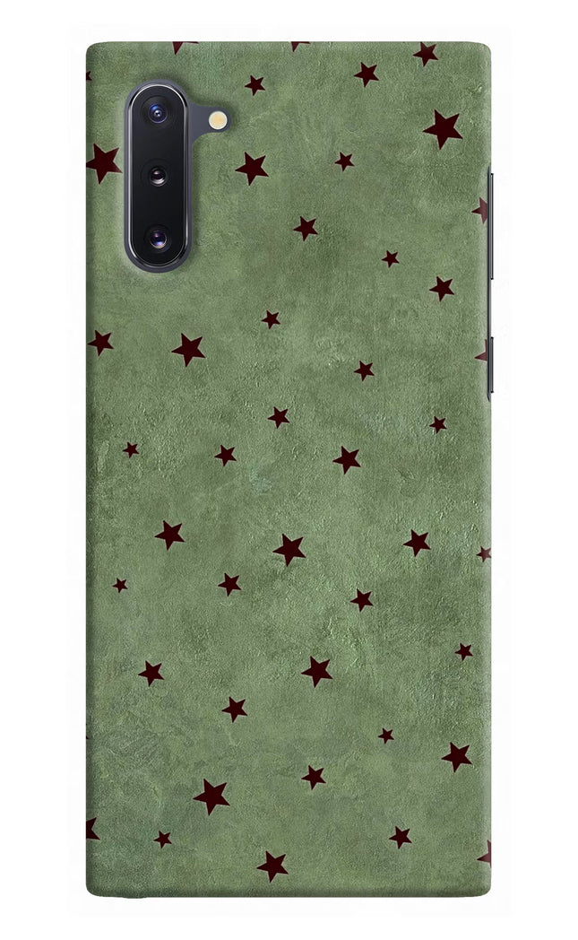 Green Stars Samsung Note 10 Hard Case Back Cover by Casekaro