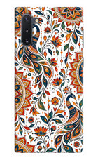 White Mayura Samsung Note 10 Back Cover