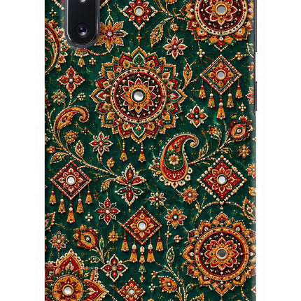 Green Pataka Samsung Note 10 Back Cover