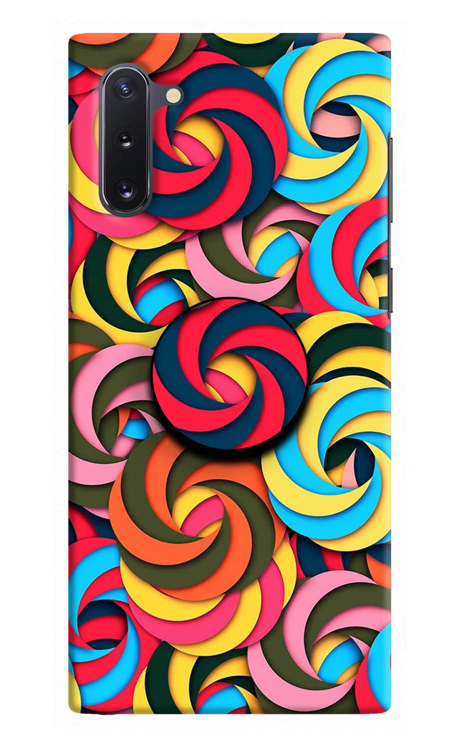 Spiral Pattern Samsung Note 10 Pop Case by Casekaro