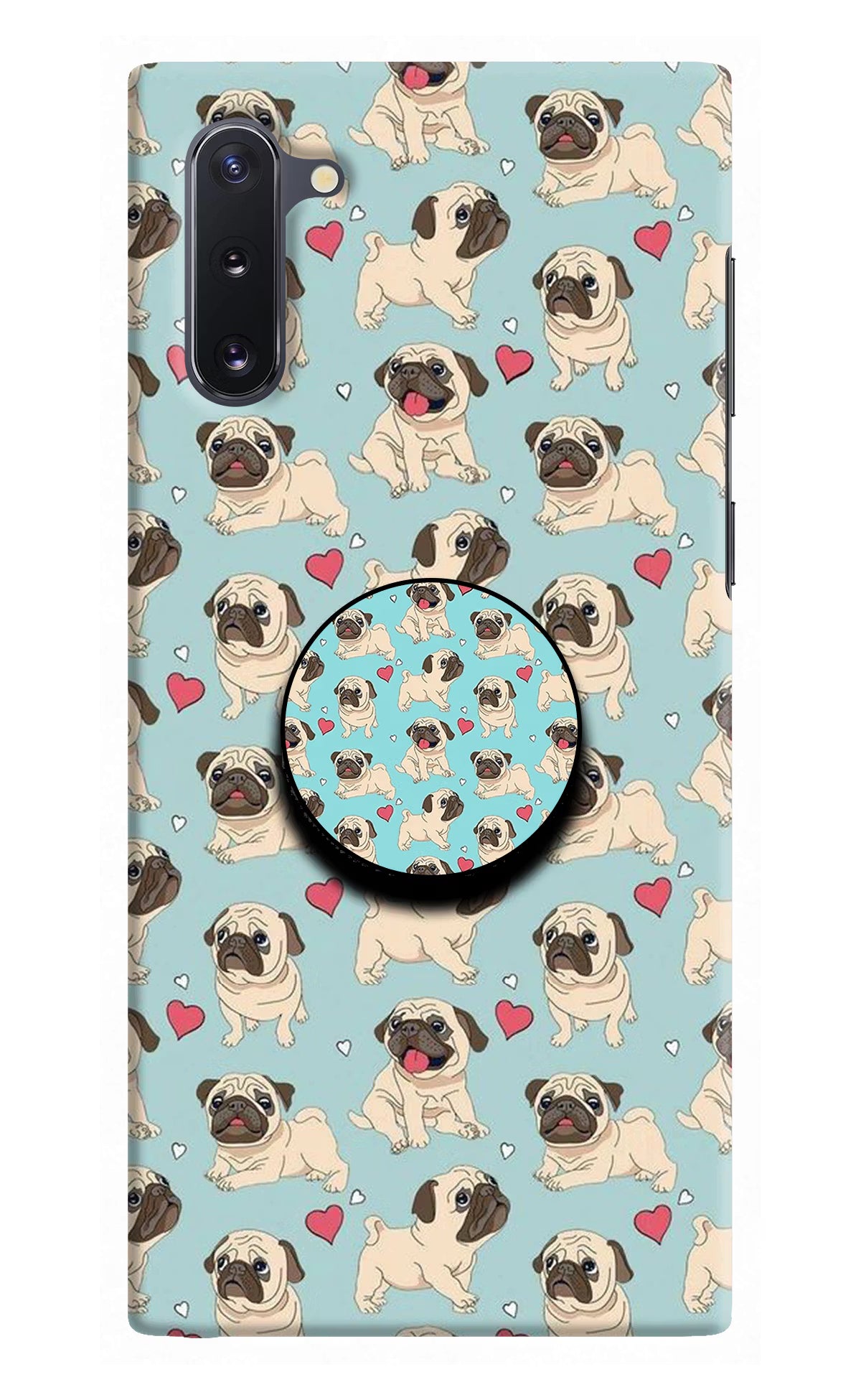 Pug Dog Samsung Note 10 Pop Case by Casekaro