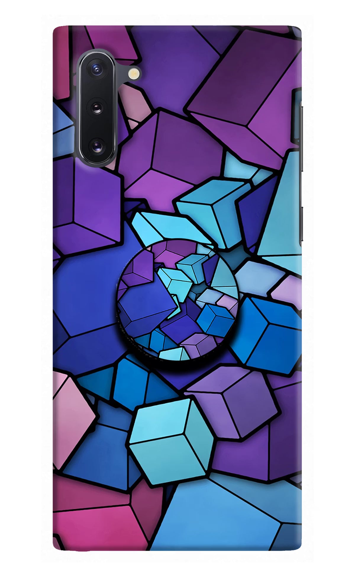 Cubic Abstract Samsung Note 10 Pop Case by Casekaro