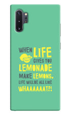 Quote Samsung Note 10 Plus Hard Case Back Cover by Casekaro